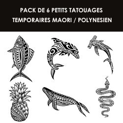 6 petits tatouages maori