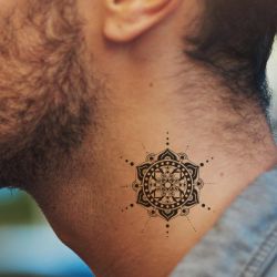 Tatouage éphémère petits mandalas #1