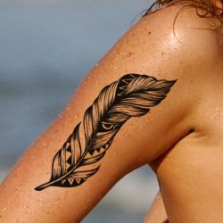 Tatouage éphémère Plumes