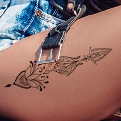 Tatouage temporaire femme Ornements géométriques #8