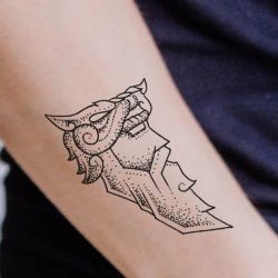 Tattoo éphémère Viking Berserk