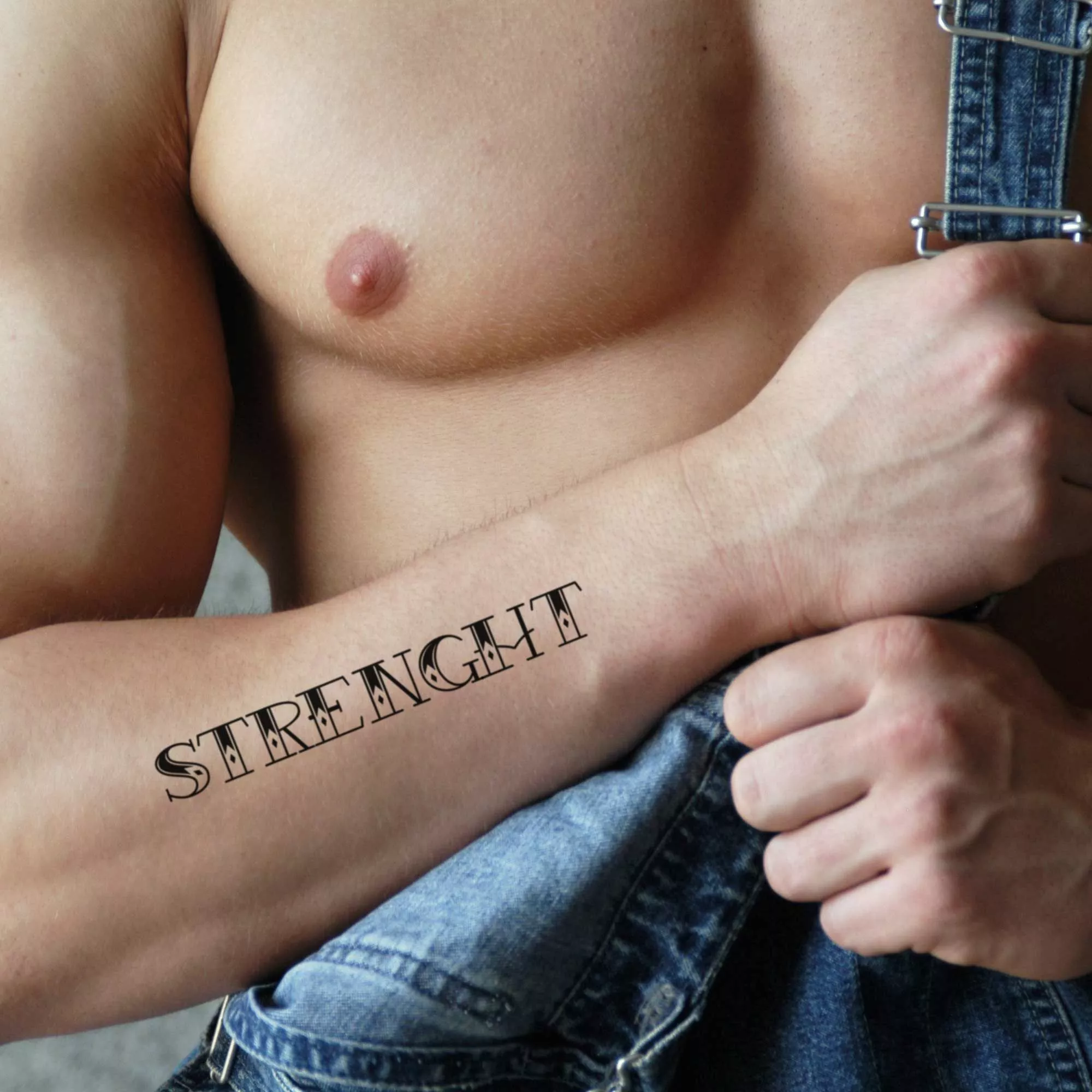 Tatouage éphémère temporaire Lettres | Tattoo Your Style